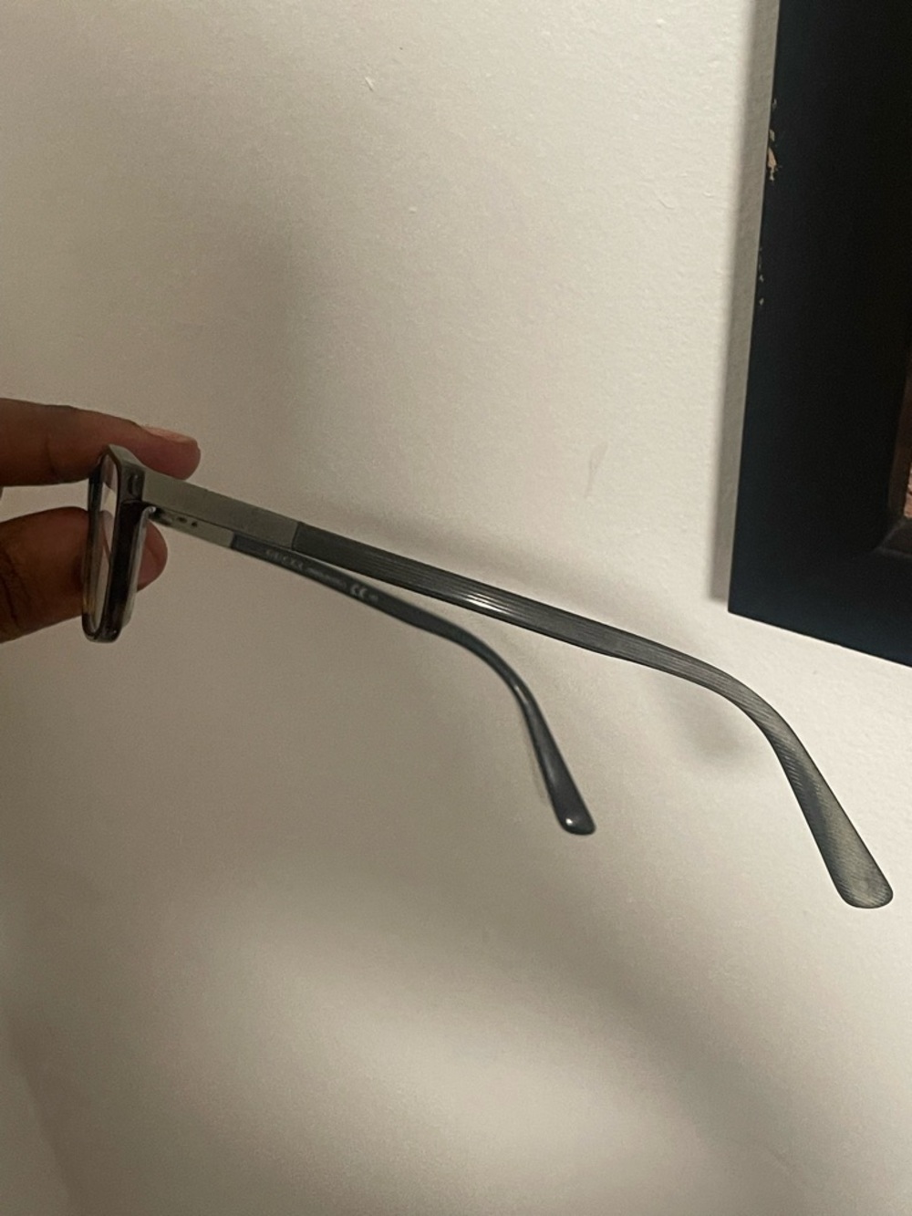 Black Rectangular Prescription Glasses - Picture 4 of 6